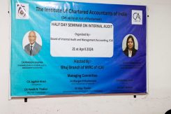 Half Day Seminar on Internal Audit" - APRIL 21, 2024 at BHUJ BRANCH OF WIRC OF ICAI 